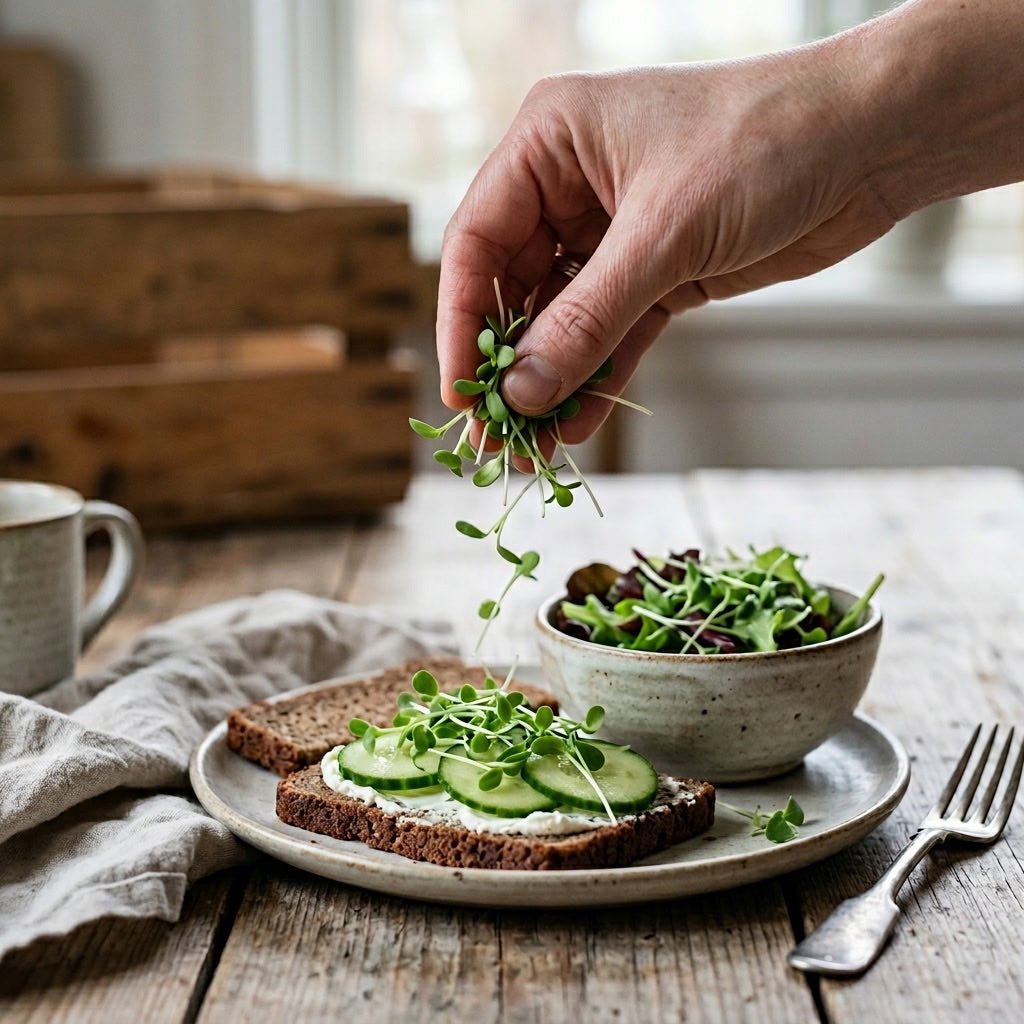 Mikrogrönt frö 'Rödklöver' - 2700 Ekologiska frön