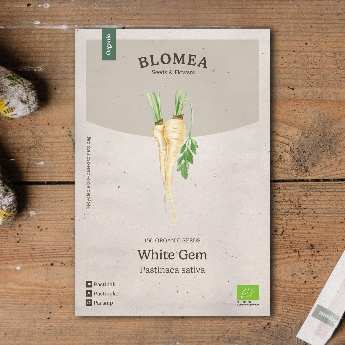 Palsternacka frö 'White Gem' - 150 Ekologiska Frön