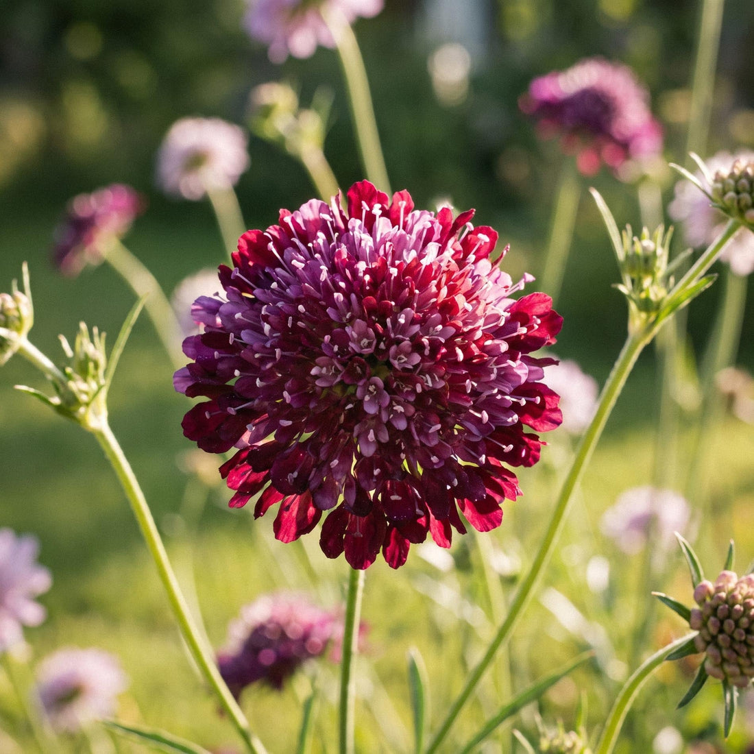 Praktvädd frön 'Sweet scabious' - 40 Ekologiska frön