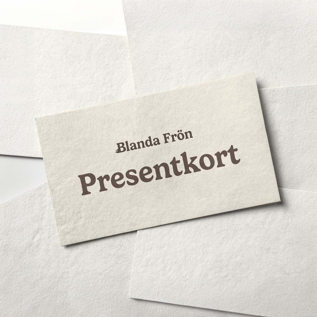 Printa själv presentkort