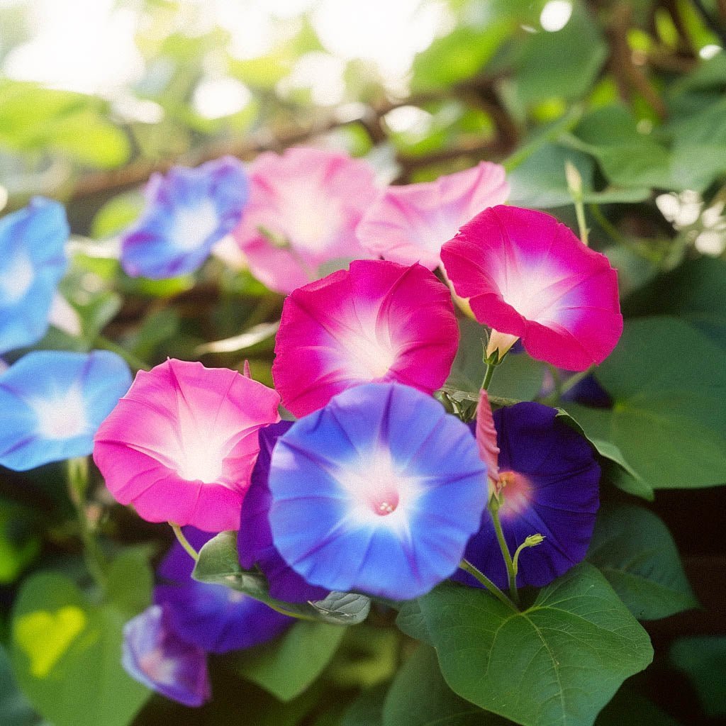 Purpurvinda frö 'Common Morning - Glory' - 65 Ekologiska Frön