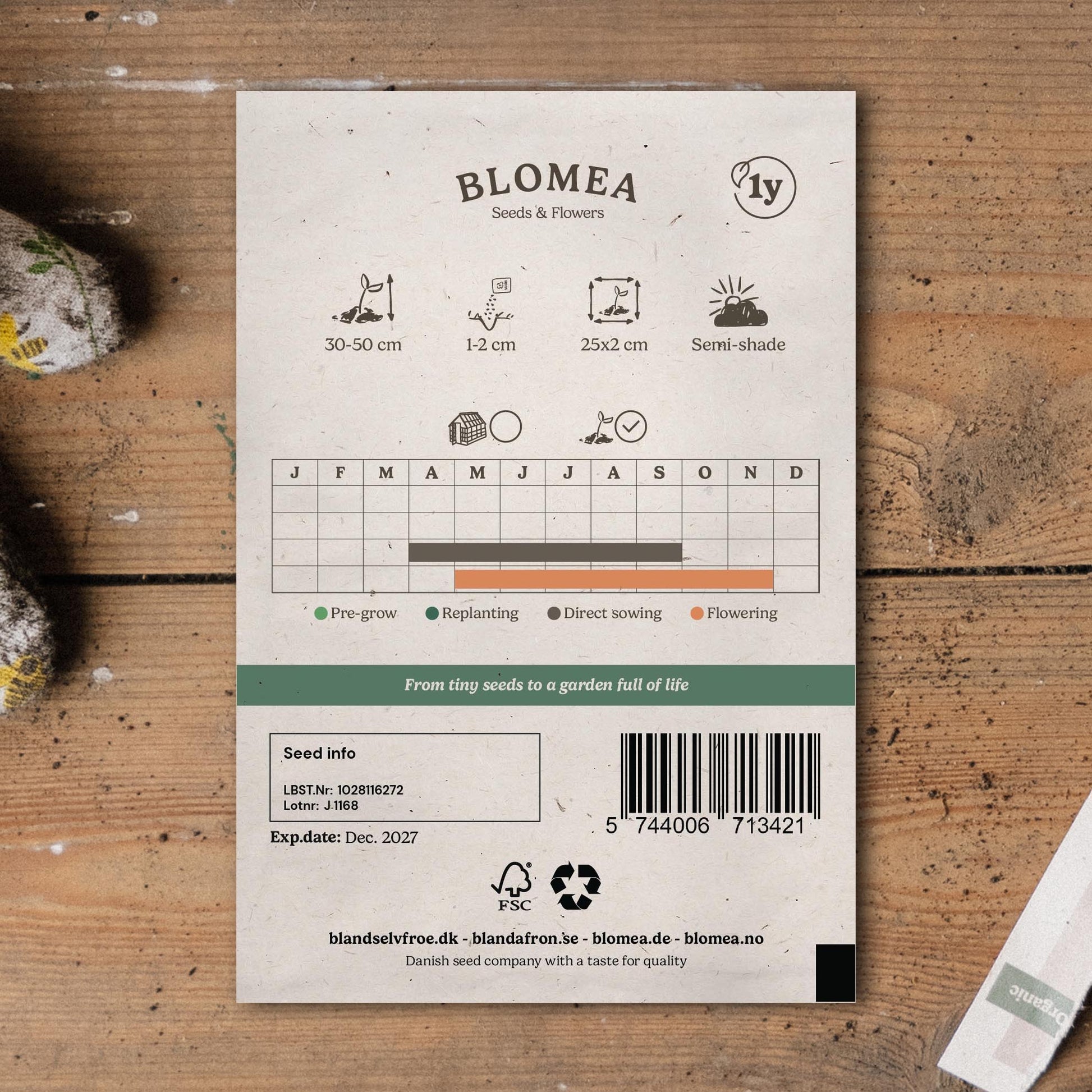 Salladssenap frö 'Green in snow' - 180 Ekologiska Frö