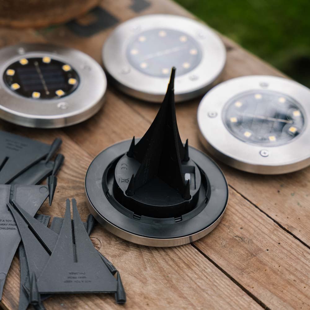 Solstrålkastare 4 pack