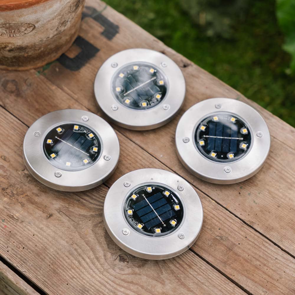 Solstrålkastare 4 pack