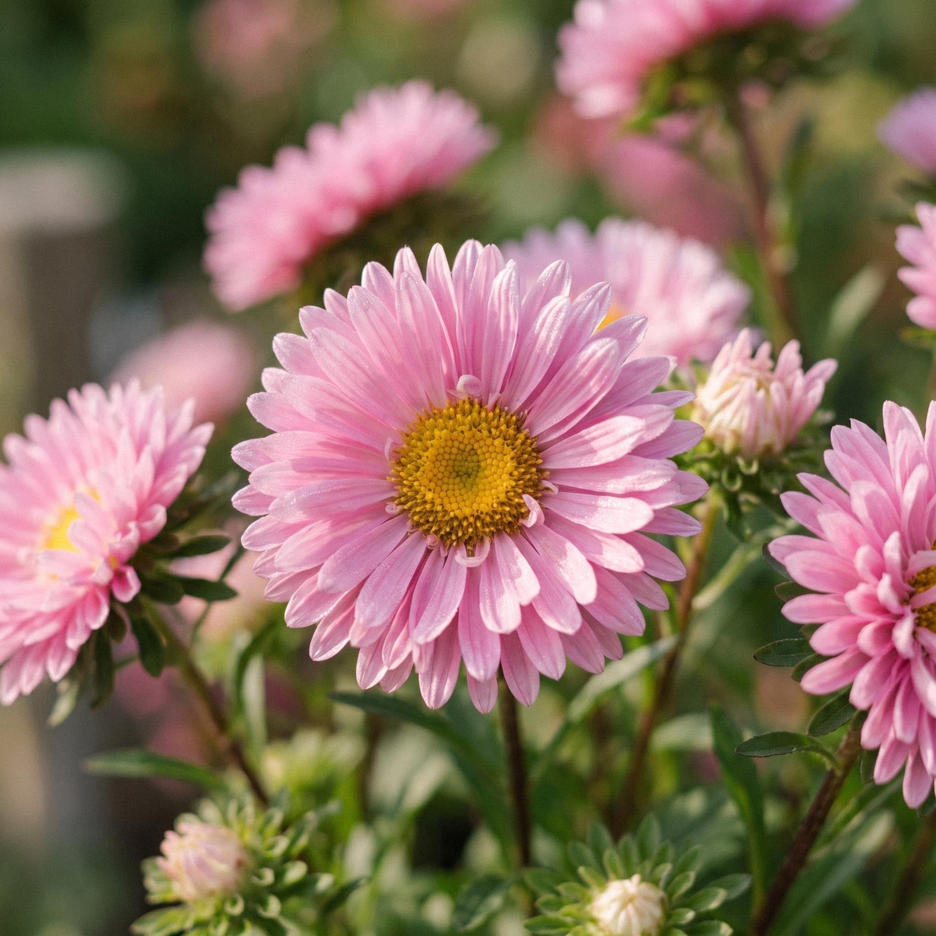 Sommarasterfrön 'Matsumoto Pink' - 50 Ekologiska frön