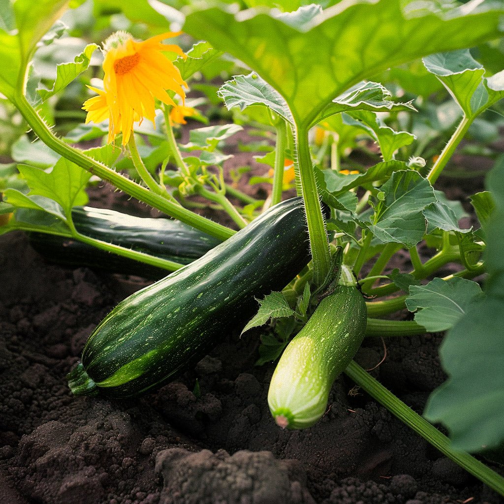 Squash frö 'Black Beauty' - 6 Ekologiska Frön