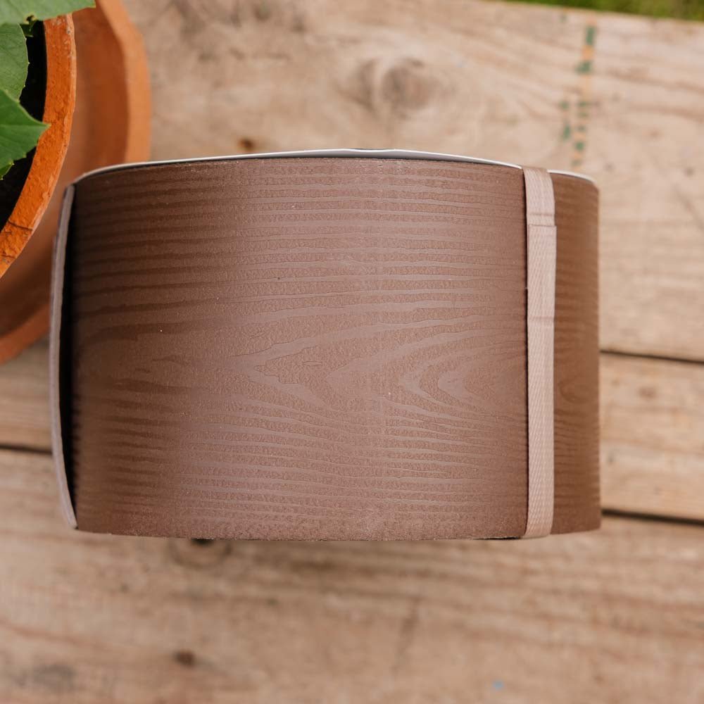 Turfline Græskant Premium, brun ‒ 8m/12,5cm/3 mm